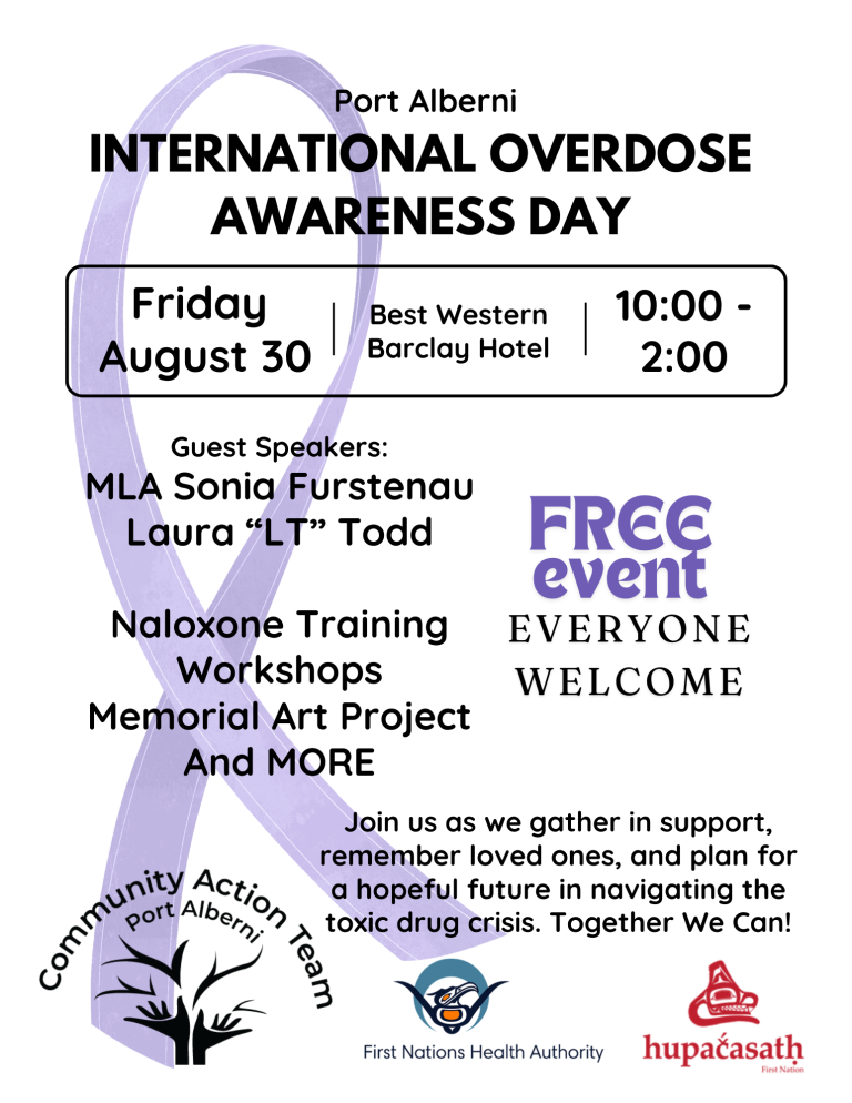 Read more about the article Port Alberni International Overdose Awareness Day